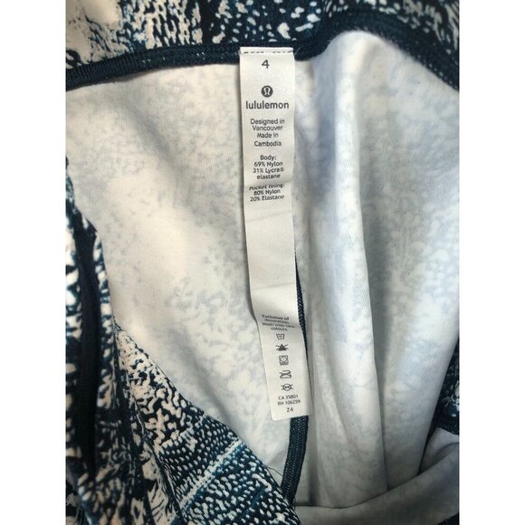 Lululemon Speed Up Tight 28" Luxtreme Wildwood Multi Print Leggings Women's 4 - Picture 7 of 8